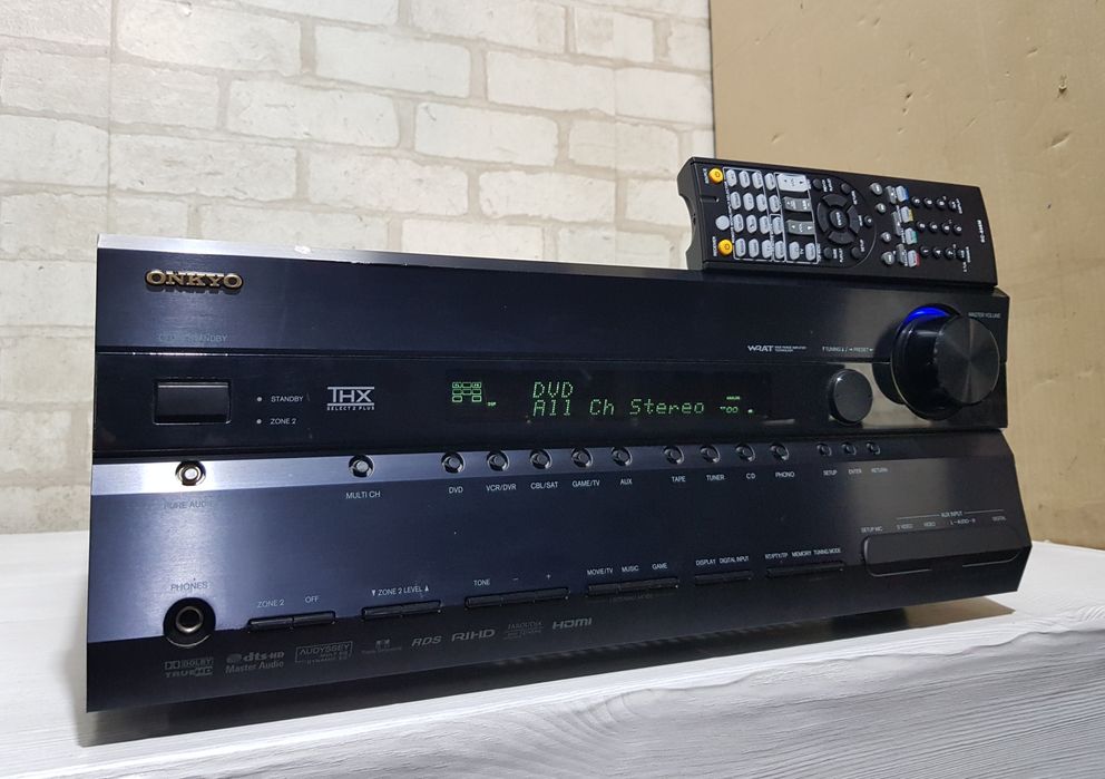 Пульт!7.1 AV ресивер Onkyo TX-SR 706, 7х130Вт б/у з Німеччини
