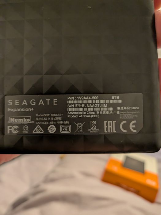 Disco Externo 2.5 Seagate Expansion + 5tb