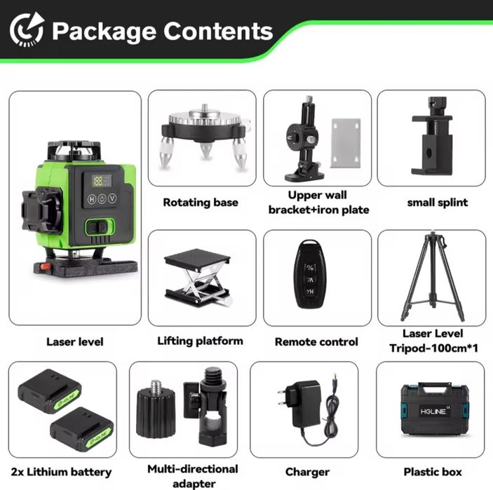 Laser Nível 16 Linhas 4D