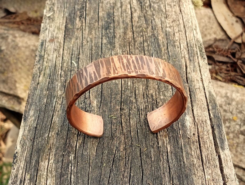 Pulseira em Cobre Puro e Maciço, ótima para fins medicinais