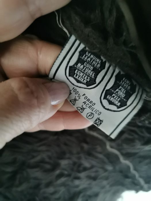 Blusão  para senhora, castanho, em pele