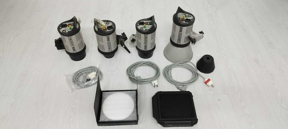 Cabeças de flash elinchrom 500 (COM AVARIAS)