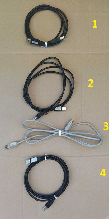Cabo USB A para USB-B