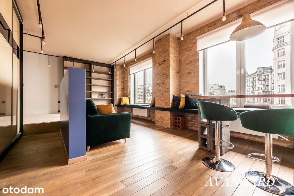 Studio loft przy Placu Unii z pięknym widokiem.