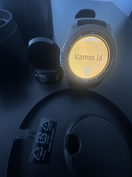 Samsung Gear S3 Frontier (SM-R760) – Como Novo / Caixa e Acessórios Originais