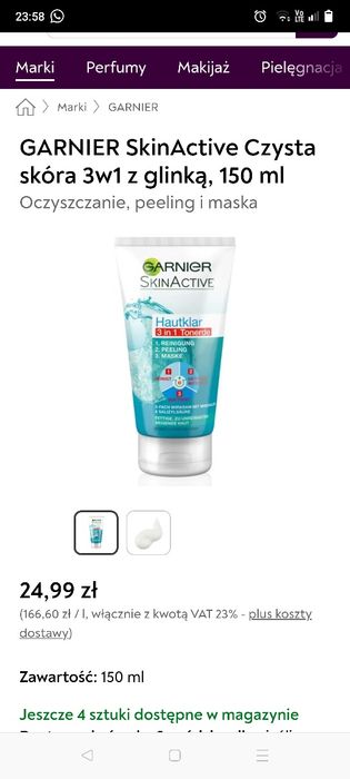 Szampony GARNIER i odżywka BY ONLYBIO