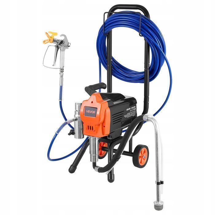 Vevor bezpowietrzny pistolet natryskowy 1500w 3300psi ze stojakiem