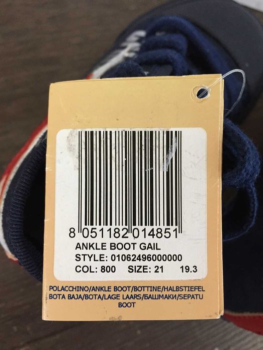 SALDOS -- Sapatos menino CHICCO -- Tamanho 21 -- Botim Azul escuro