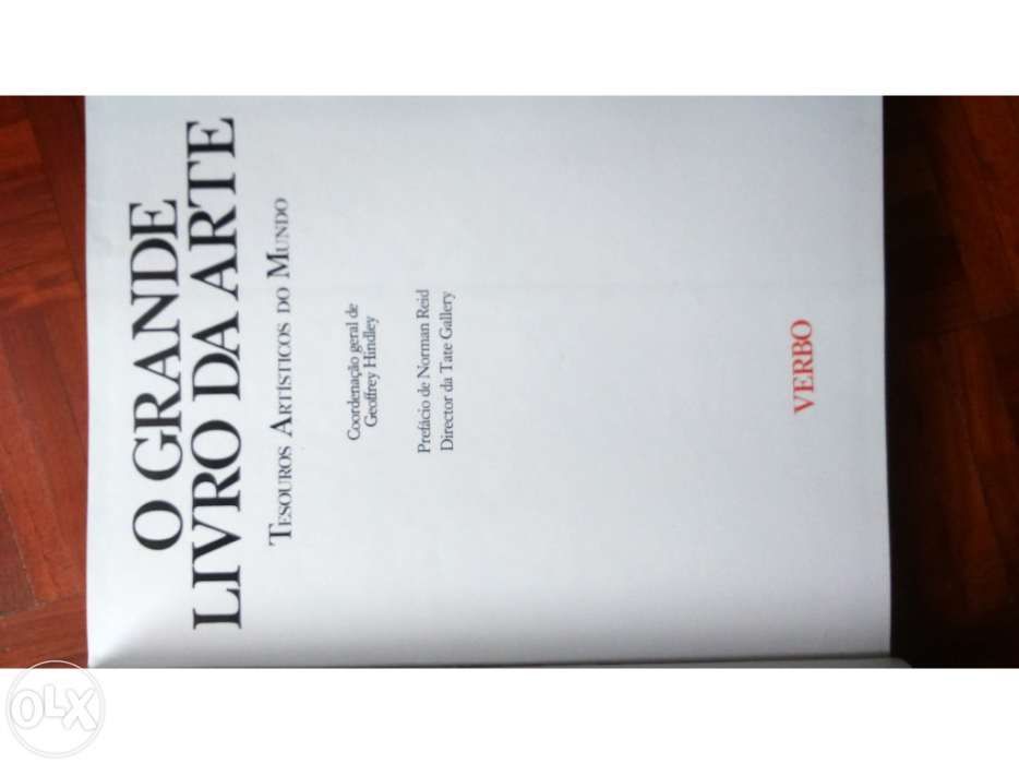 O grande livro da arte - tesouros artísticos do mundo. estado novo.