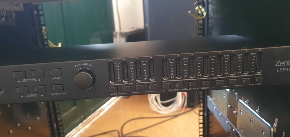 Processador de som digital ZENITH Lsp408 "crossover"