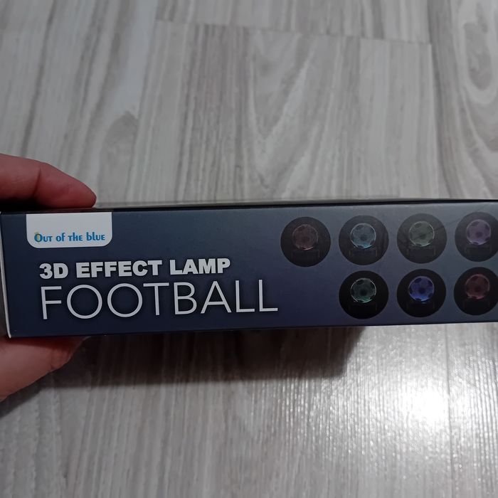 Lampka led 3D piłka nożna nowa
