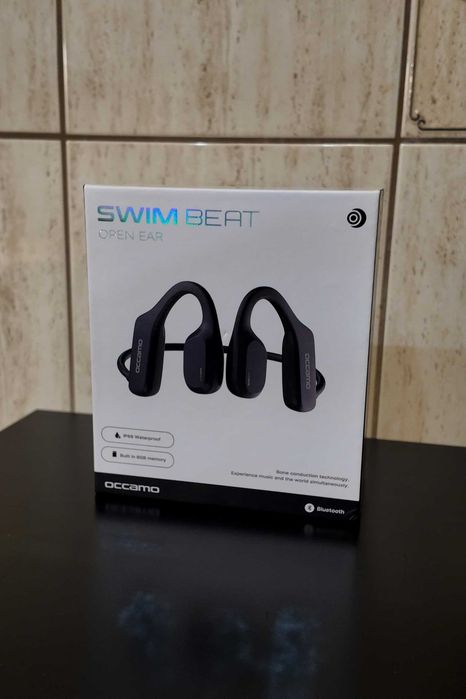 Słuchawki kostne bezprzewodowe sport Occamo SwimBeat wbudowana pamięć 8GB