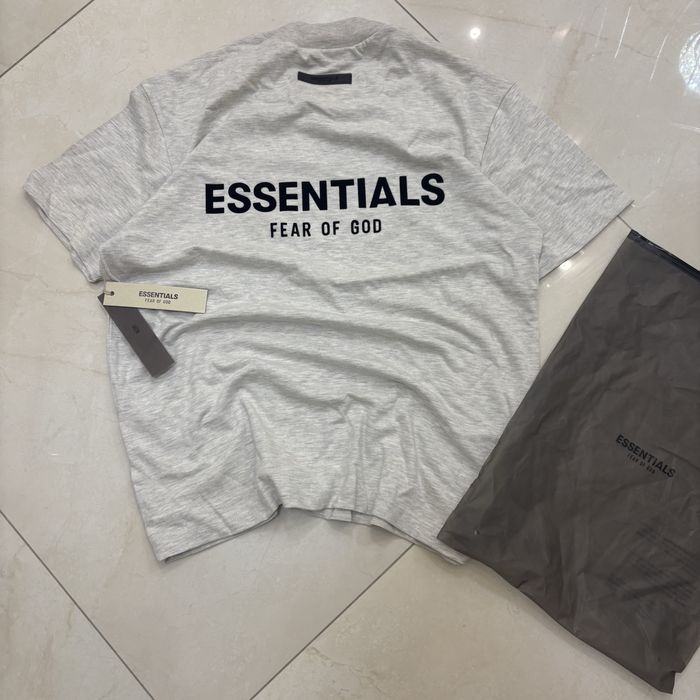 ‼️БЕЗ ПРЕДОПЛАТ‼️ Нова футболка Essentials Fear of God сіра XS нова з біркою