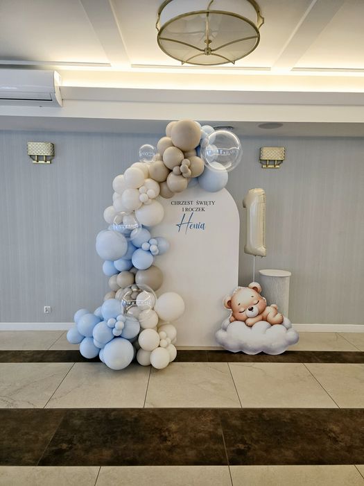 Dekoracja na chrzest, komunię, roczek, urodziny