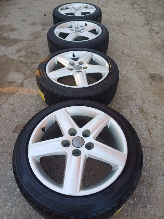 Koła zima 17" 5x112 7,5J et45 Audi A3 A6 C5 A4 Bridgestone 225 45 R17