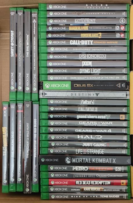 Диски Ігри для Xbox One / Series RDR 2, Dark Souls, Doom, GTA 5, Mortal Kombat, Metro Redux, Dishonored, Steelbook