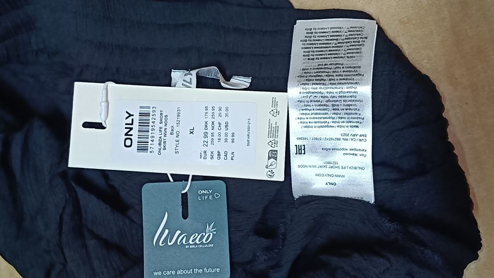 Spódnica krótka damska ONLY Onlibiza Life rozm.xl