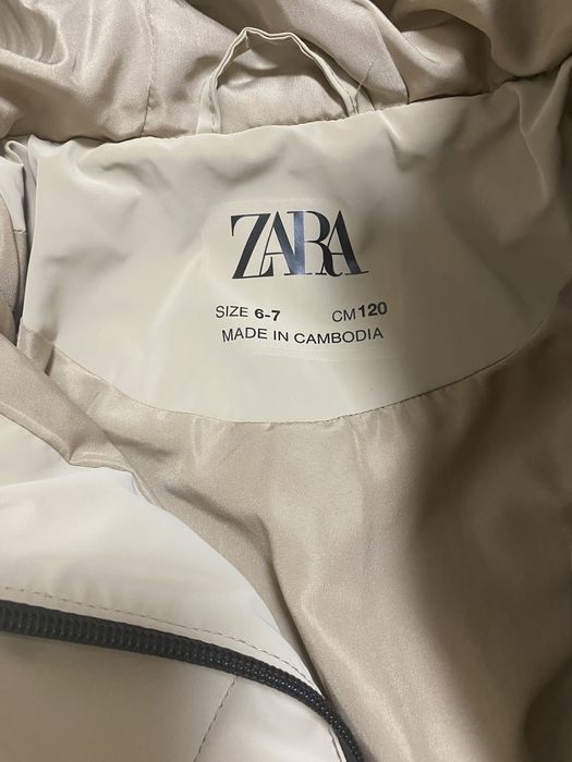 Śliczna puchowa kurtka ZARA 120 cm JAK NOWA unisex