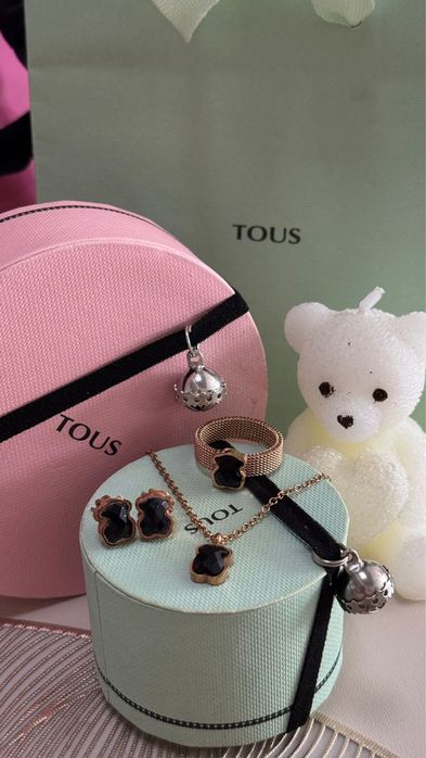 Zestaw z motywem misia tous logowany