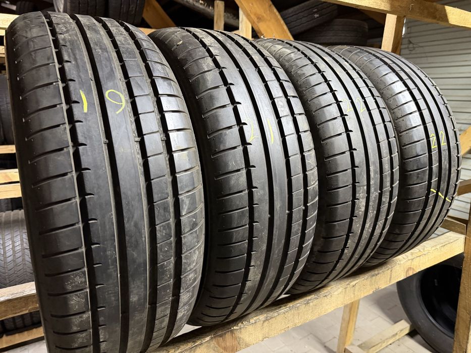 Шини літо 4шт 225/55R17 Dunlop Sport Maxx RT2 7+мм з німеччини