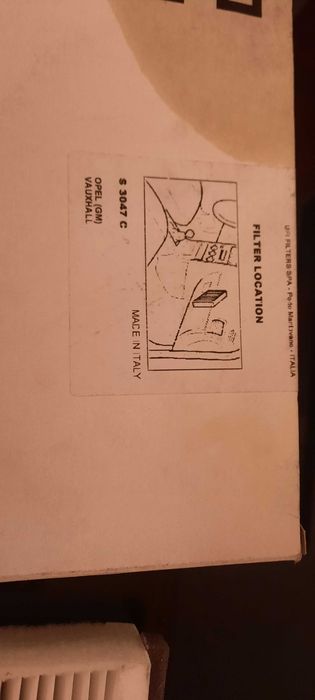 Filtro ar do habitáculo - Filtro de partículas - OPEL (GM)/NOVO