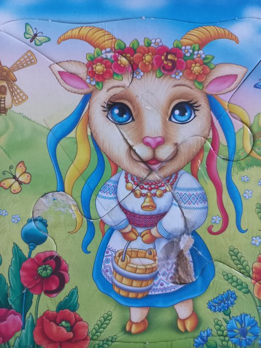 Книга дитяча. Казочки з пазлами