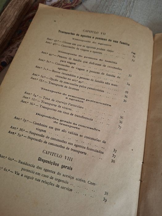 Regulamento Geral do pessoal da CP em 1927