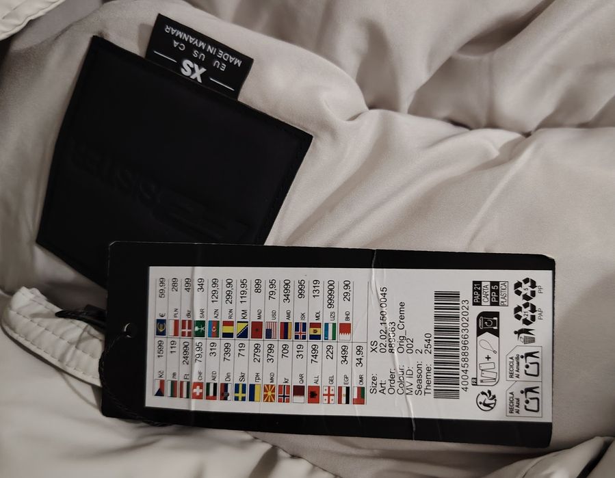 Casaco feminino frio e neve comprido novo