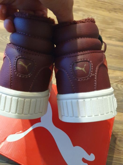 Sneakersy wysokie ocieplane r.35