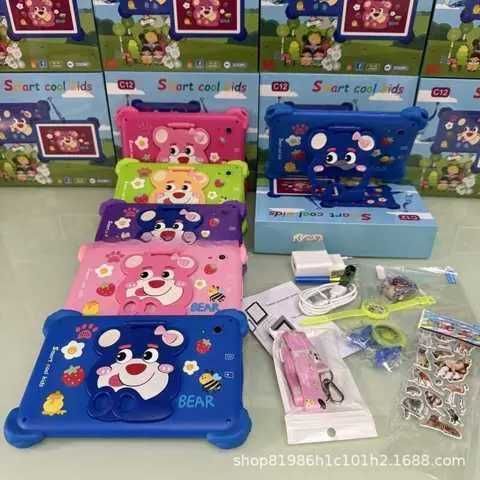 Ігровий планшет андроїд,Дитячий планшет IPS7 8.128GB, 4G+ чохол Kidiby