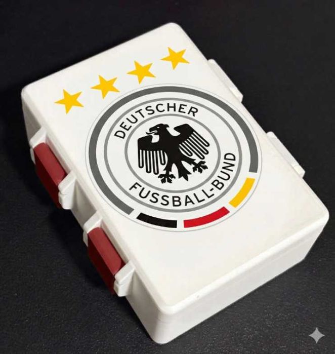 Caixa para cromos Mundial 2026 com logo (até 200 cromos)