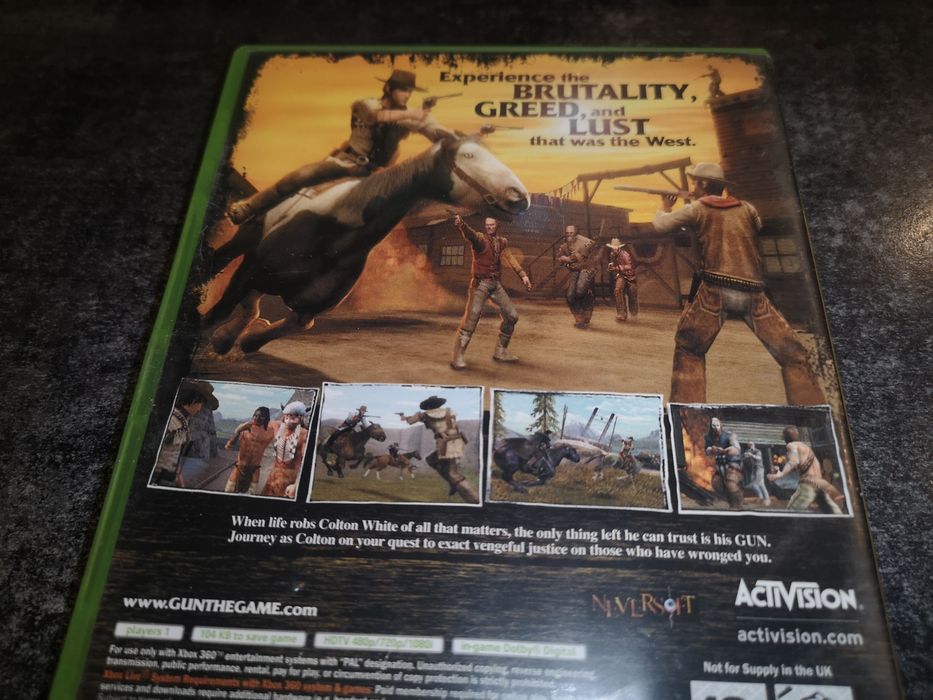 Gun XBOX 360 gra (Biały Kruk) stan BDB Sklep Ursus