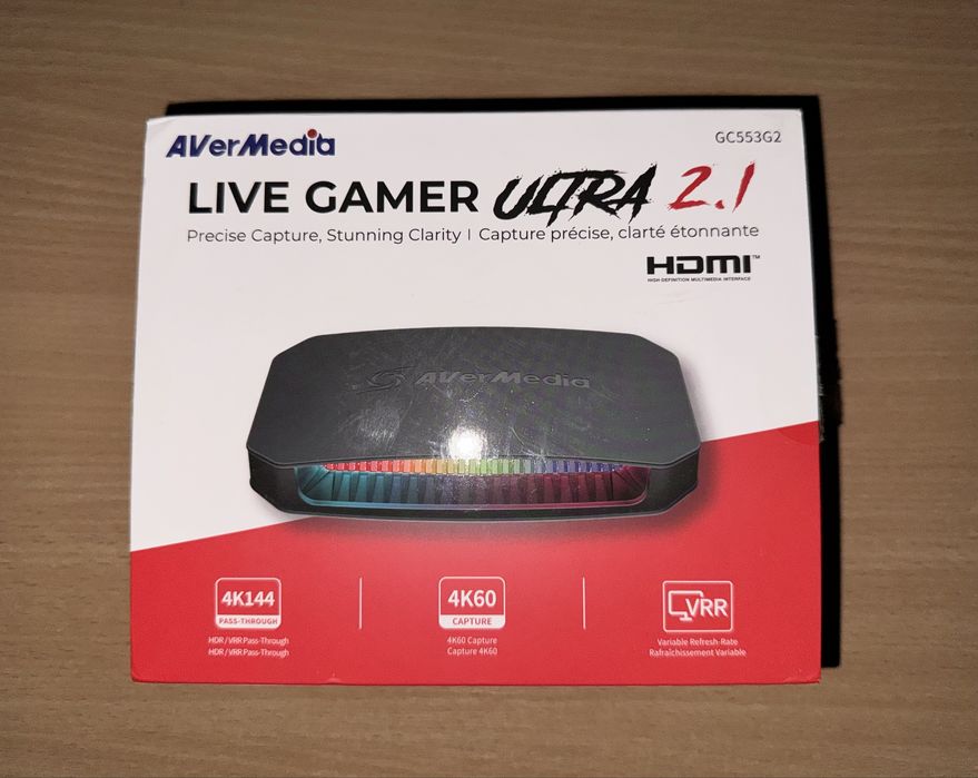 Карта видеозахвата 4K 60FPS | AverMedia LIVE GAMER ULTRA 2.1