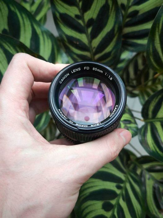 Обєктив Canon fd 85mm f/1.8