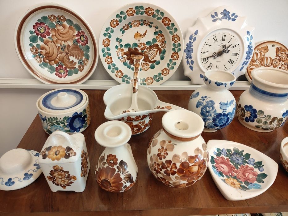 Zestaw porcelana Włocławek - fajans, PRL