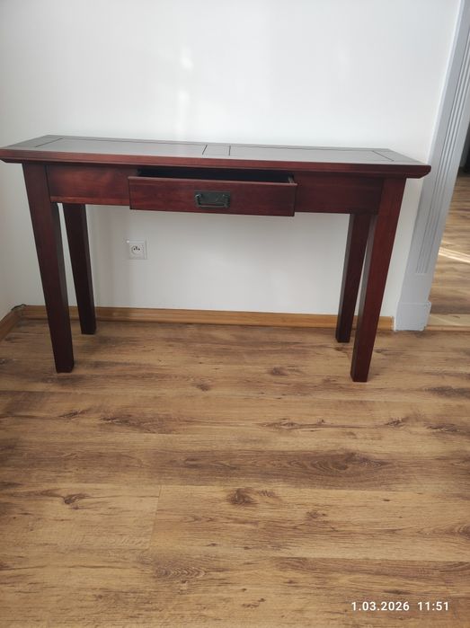 Konsola w stylu kolonialnym lite drewno