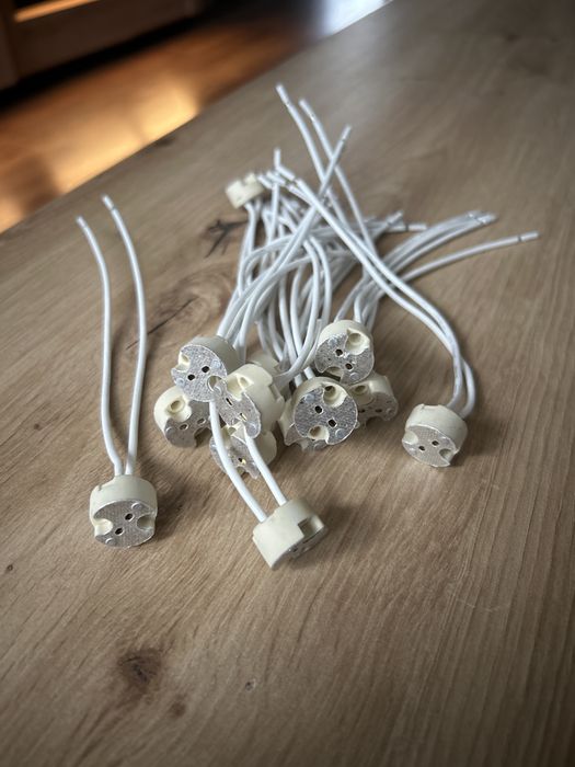 Gniazdo ceramiczne MR16, MR11, G4 15 sztuk