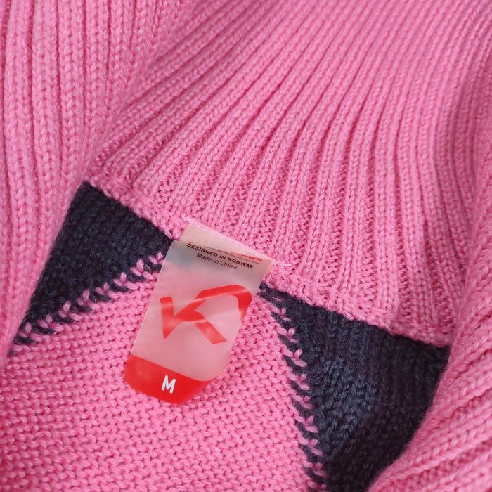 KARI TRAA Sweter Wełna Damski r. M