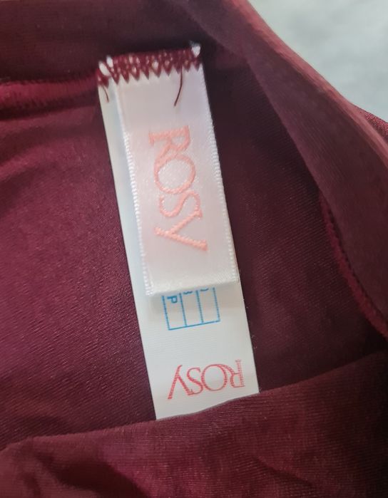 Burgundowy komplet bielizny Rosy