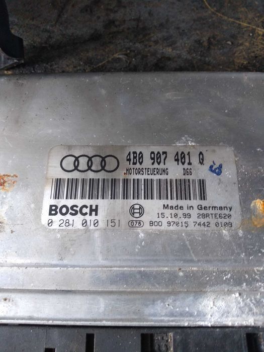 Zestaw Startowy Audi A6 C5 2.5 TDI 150km Sterownik Kluczyk Licznik itp