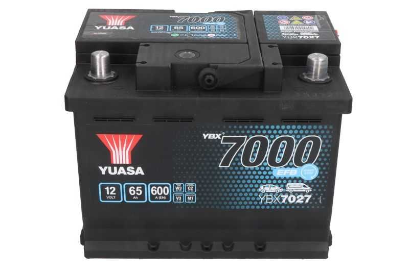 Aku 65Ah 600A  , (YBX7027)   (Yuasa) EFB start-stop DOSTAWA Montaż