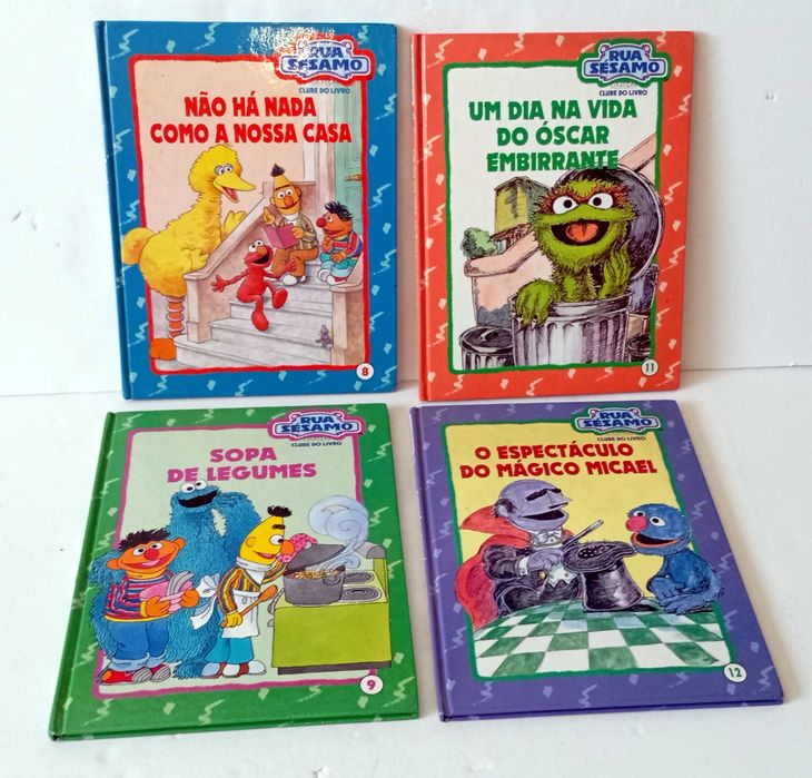Livros da Coleção da Rua Sésamo (mais nas restantes fotografias)