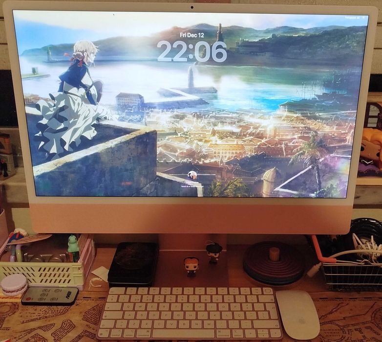 Imac 24" cor de rosa como novo