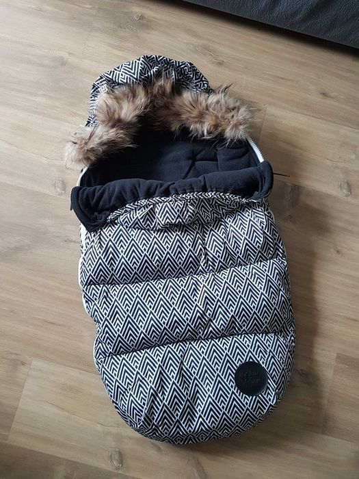 Śpiworek do wózka sanek fotelika Petite Cherie Design Futro 100cm