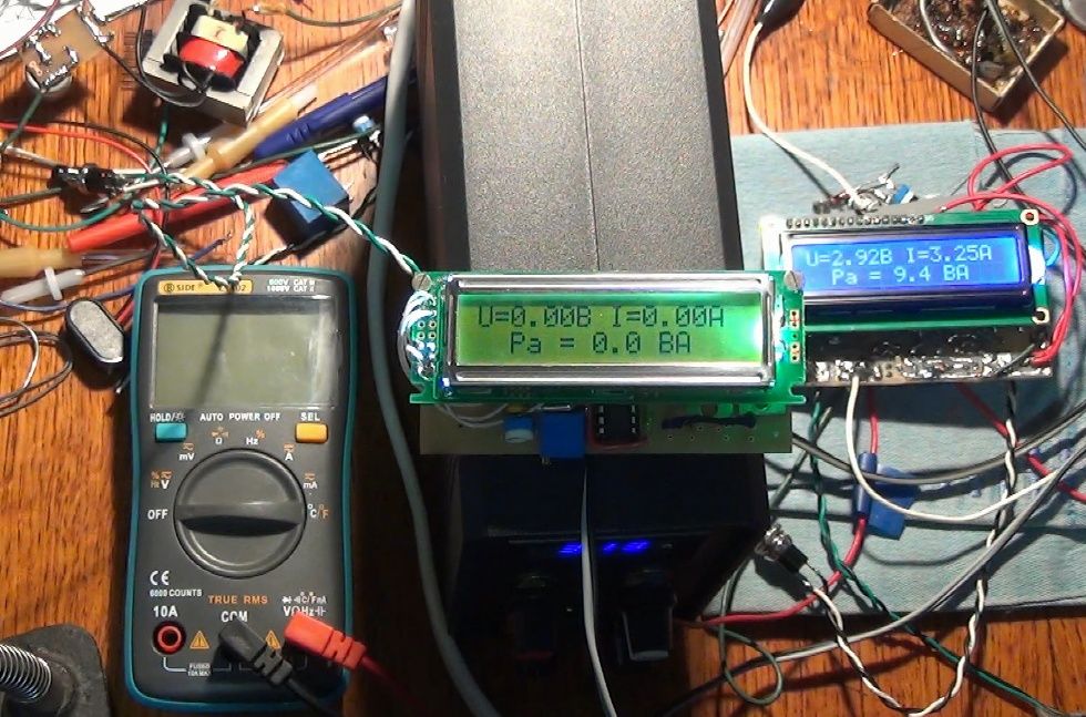 Цифровой вольтамперметр с защитой, на базе микроконтроллера PIC16F876