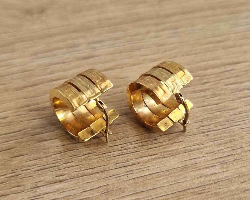 Argolas em Ouro 19.2k / Versace Design