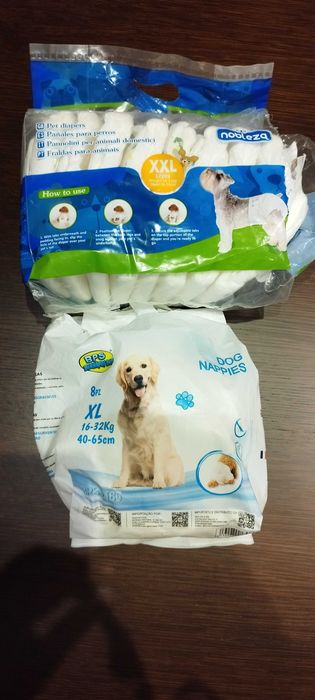 Fraldas cadela / cão