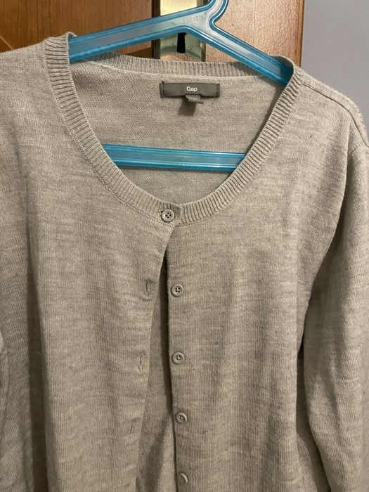 sweter sweterek kardigan szary