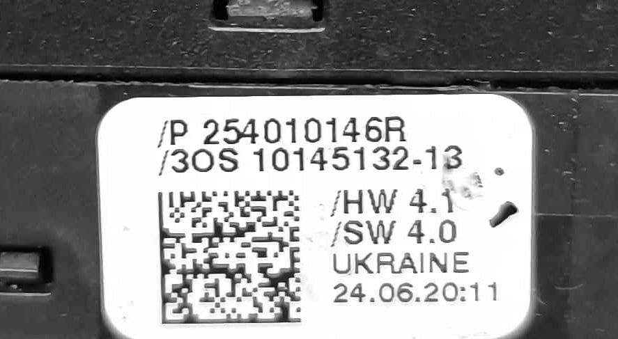 Comando / Botão / Interruptor Vidros Frente Esquerdo 254010146R - RENAULT CLIO V