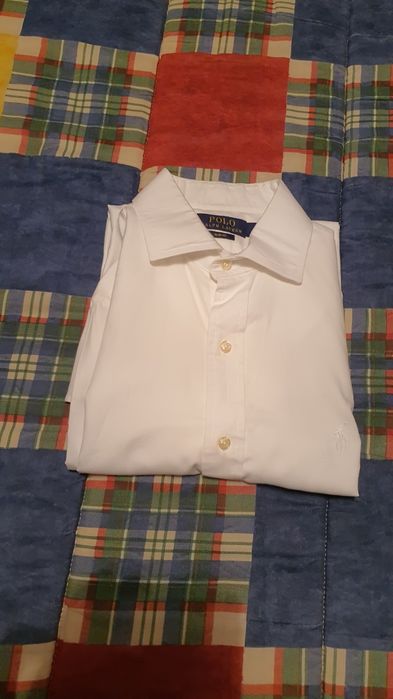 Camisa branca Polo Ralph Lauren